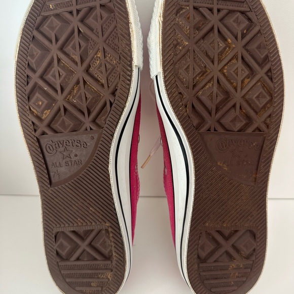 Converse Fuchsia Canvas Sneakers - Picture 3 of 3